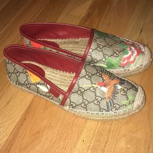 Gucci Pilar Tian GG Supreme Espadrilles